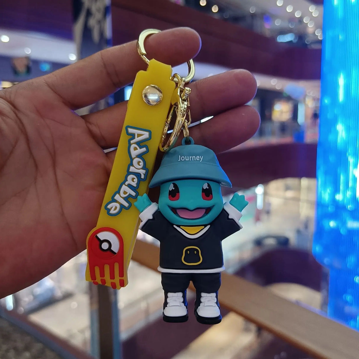 Pokemon Keychain Anime Figures Pikachu Cartoon Key Chain