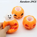 Funny Pumpkin Squirrel Astronaut Block Squeeze Anti-stress Toy