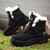 Mens Boots Outdoor Snow Shoes Plus Cotton Winter