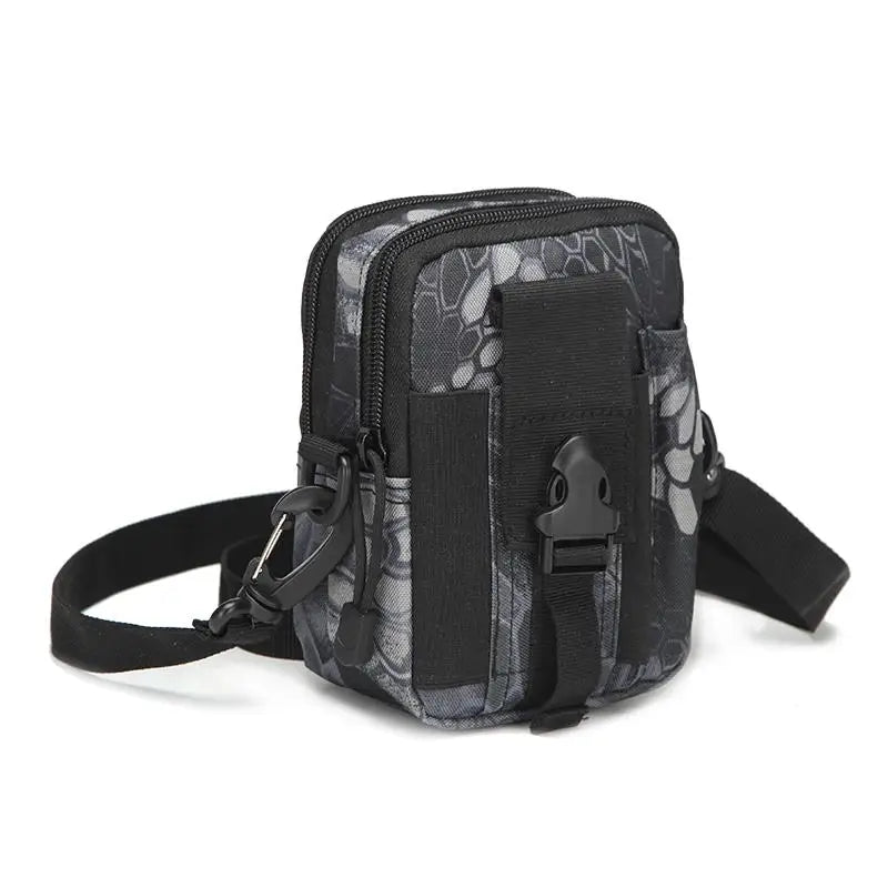 Camouflage Belt Zipper Waist Pack Men's Casual Bag