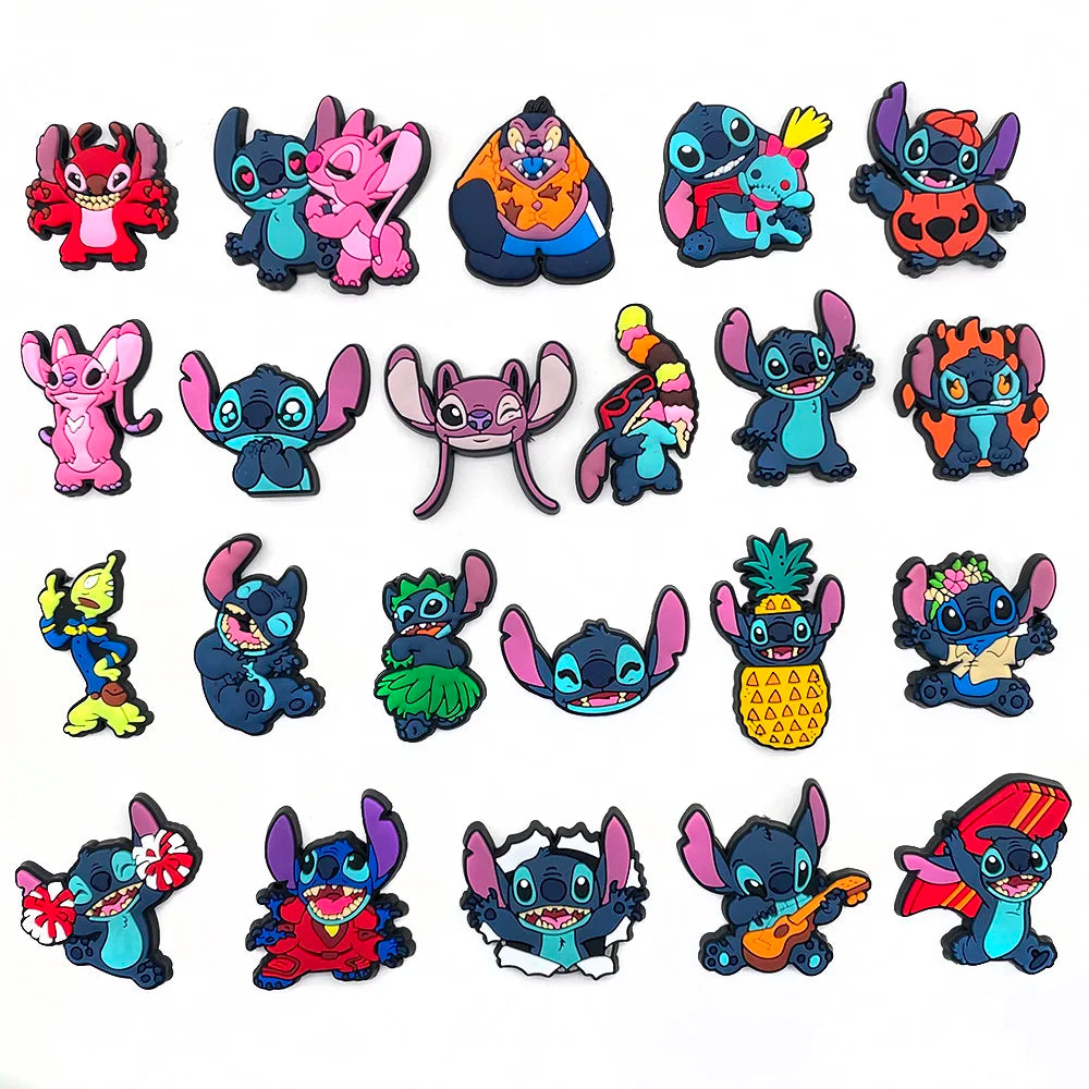 Aoger Disney Stitch collection Shoe Charms for Clogs
