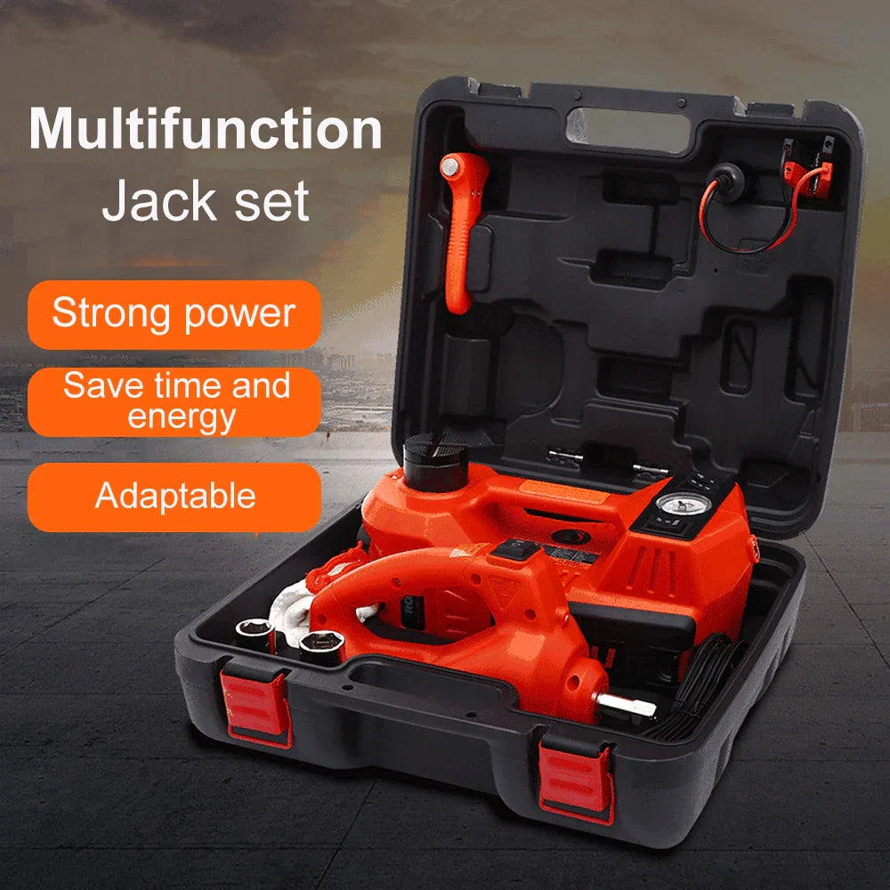 1 Set DC 12V 5Ton Car Jack Lifting