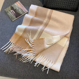 High Quality 100 Wool Scarf Female Fashion Classic