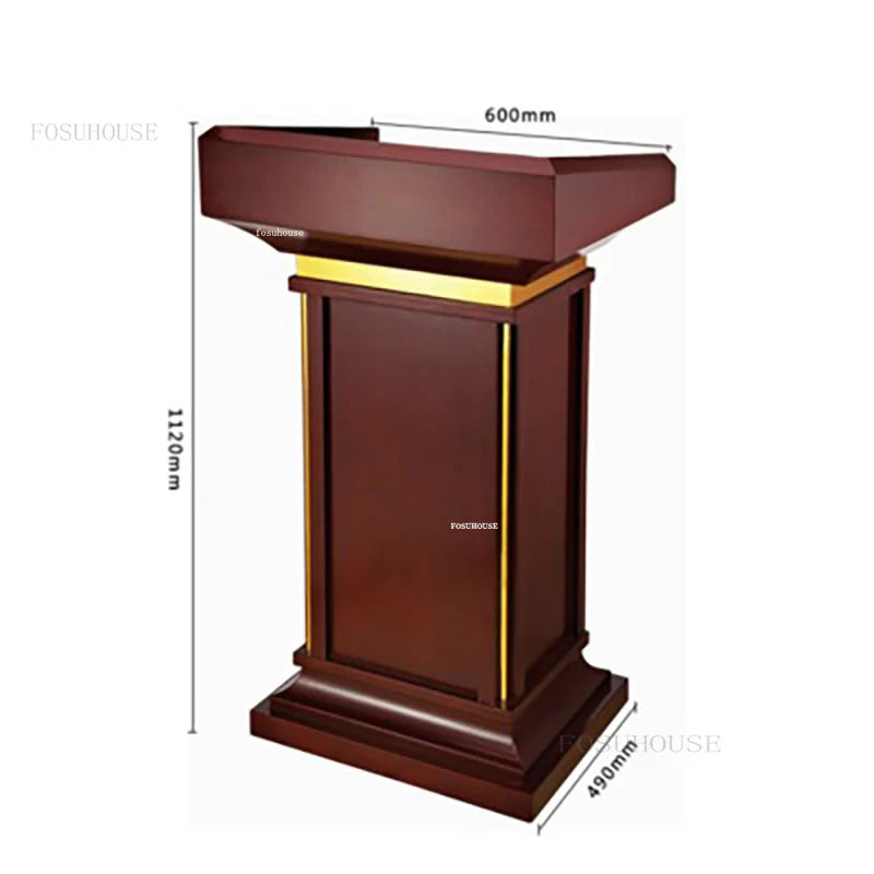 Simple Modern Class Furniture Church Lectern Speech Table