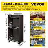 VEVOR Wood Podium 2 x 4 FT Lecterns