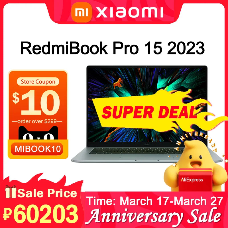 Xiaomi RedmiBook Laptop Pro15 2023 Ryzen R7-7840HS/R5 7640HS