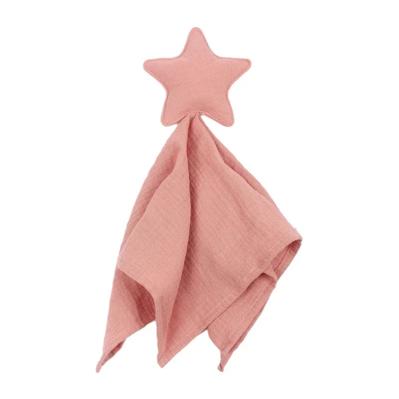 Pure Cotton Muslin Baby Bib Cute Goose Sleeping