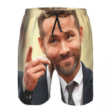 Ryan Reynolds Men's Beach Shorts Fitness Quick-drying Swimsuit