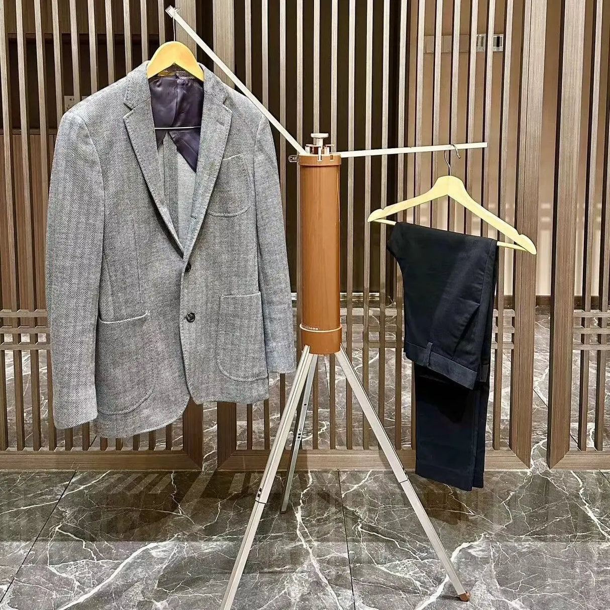 Umbrella Folding Clothes Drying Rack,Mini Telescopic Stand Coat