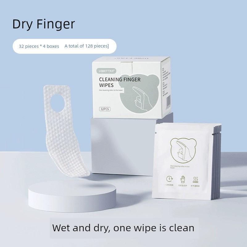 Beipisi Baby Oral Cleaner Gauze Finger Covers Toothbrush