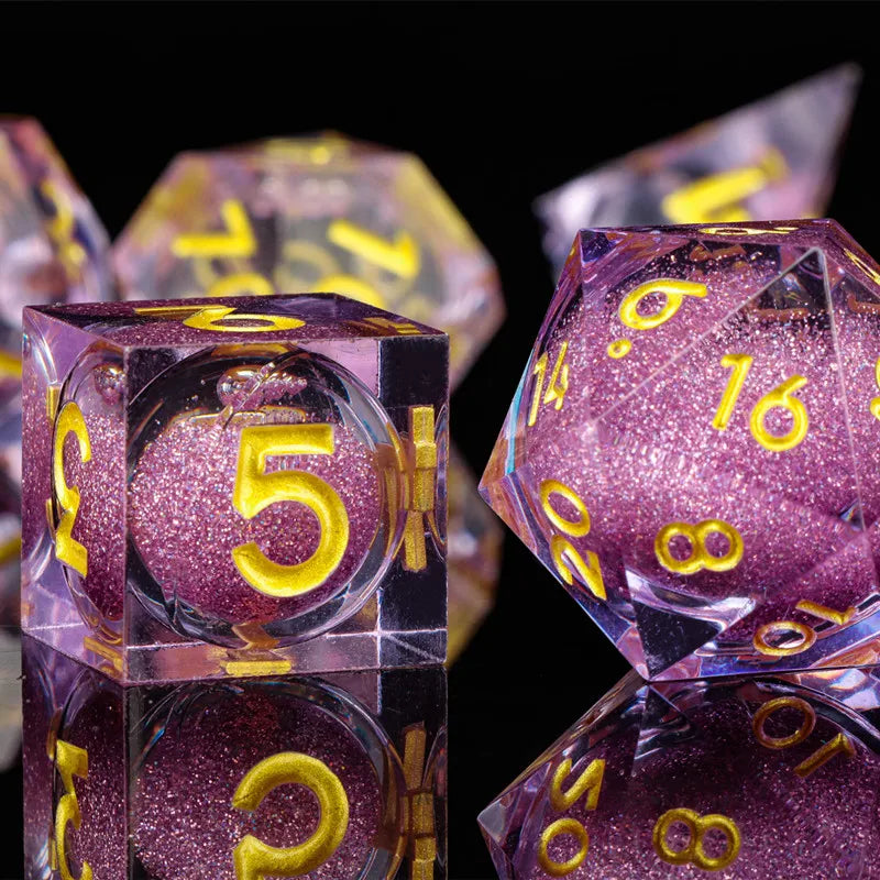 Sharp Edge Dice Dungeons and Dragons liquid core