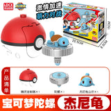 Pokemon Ball Battle Gyro Toy Pikachu Charmander Mewtwo