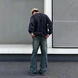 Flared Jeans for Men Wide Leg Street Summer