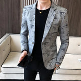 Men Blazer 2024 Spring Fashion High-quality Men Korean