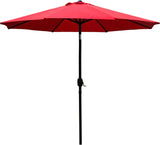 9' Patio Umbrella Outdoor Table Umbrella with 8