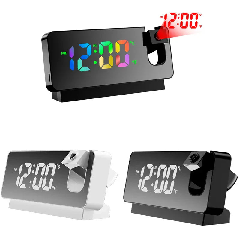 Projection Alarm Clock for Bedroom LED Digital Clock