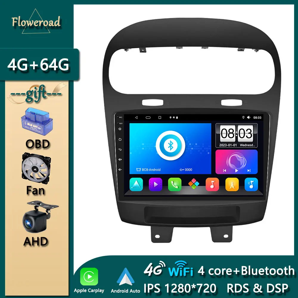 Car Intelligent System Android For Dodge Journey Fiat