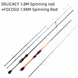 Mavllos Delicacy Solid Tip Bass Spinning Rod, Carbon