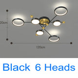 Modern Pendant Light LED Nordic Lamp Gold Black