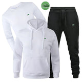 High quality embroidered hooded sweatshirt pants suit casual