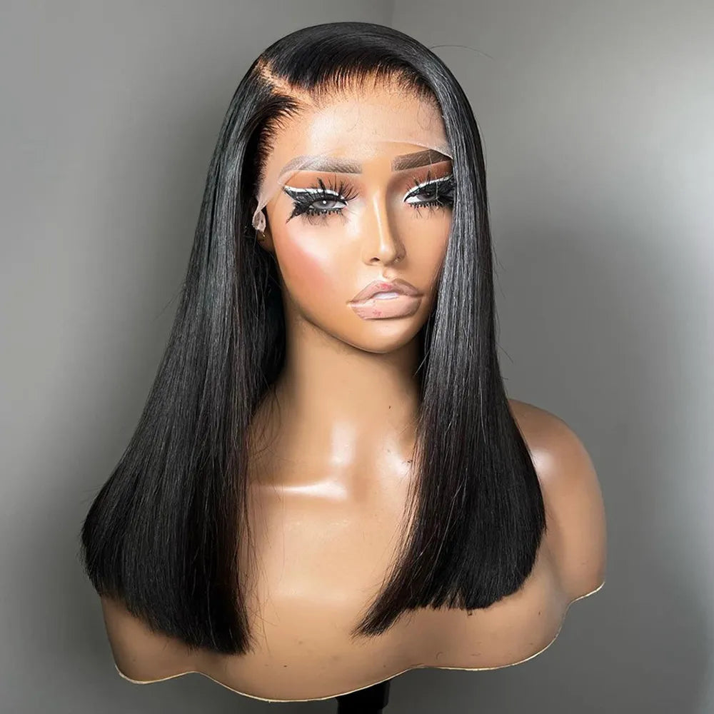 13x4 Lace Front Human Hair Wig Transparent Lace