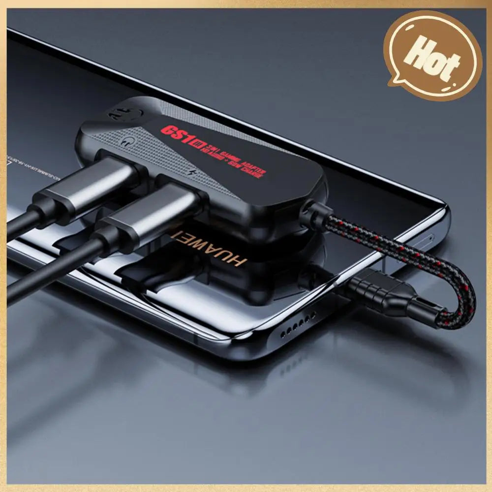 3-in-1 Gaming Sound Card Type-C To 3.5mm Mobile