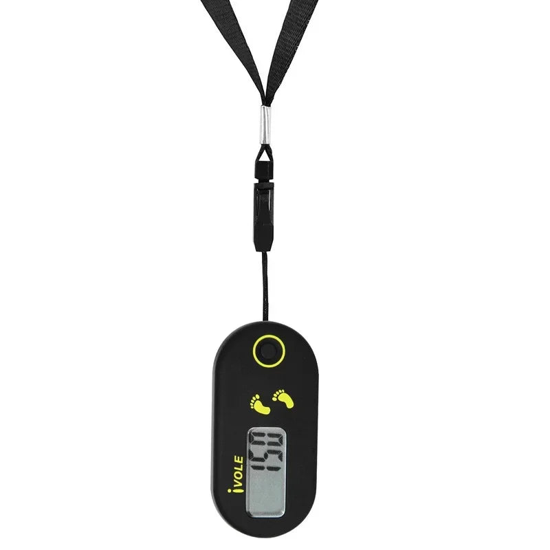 3D Digital Pedometer Mini Simple Walking Step Counter