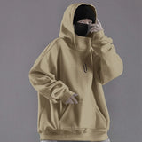 Ninja Style Japanese Hoodie 2024 Spring Turtleneck Hoodies