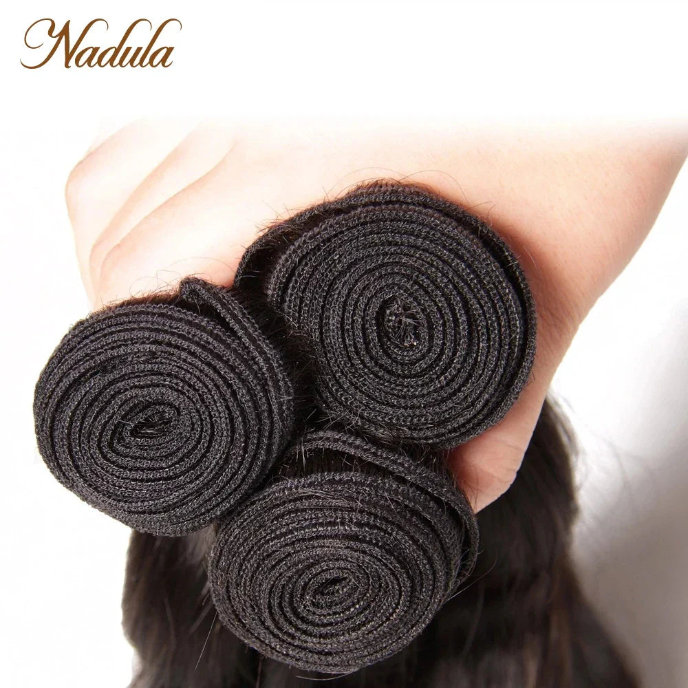 Nadula Body Wave Bundles With Closur 4x4 Closure