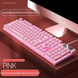 Pink Keyboard and Mouse Set 2 in 1