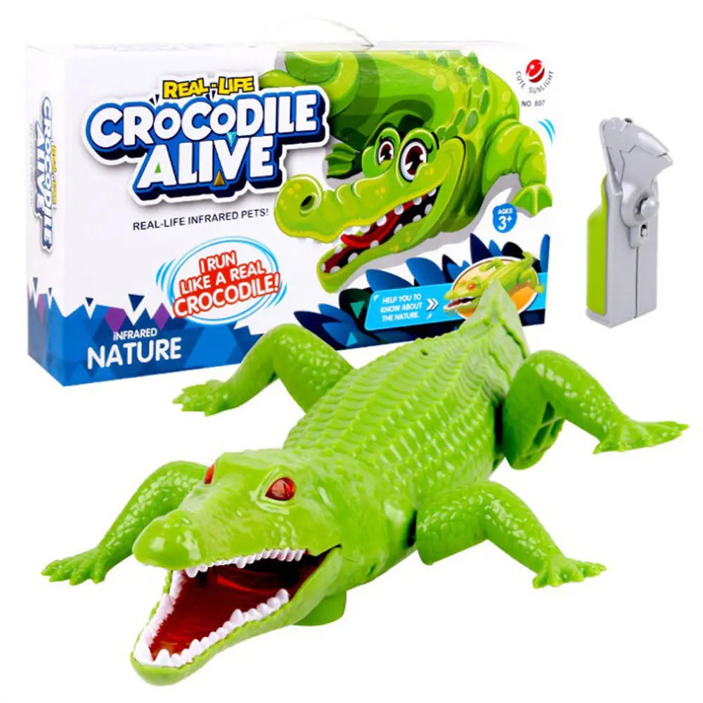 Simulation Infrared Remote Control Crocodile Electronic Animal Toys