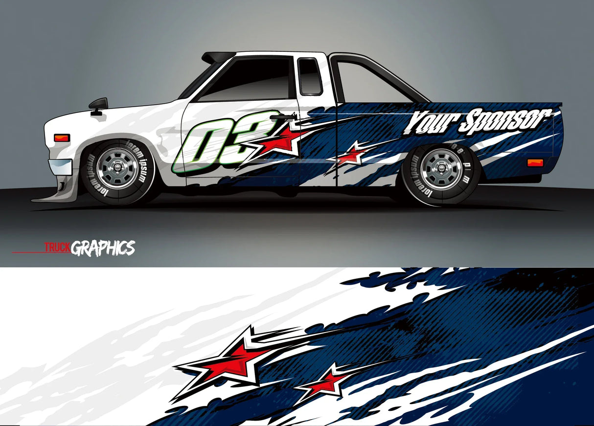 Colorful Stitching Full Body Racing RV Graphic Decals Vinyl Wrap Camo Custom Size Color Changing DIY Car Full Wrap 300*60cm