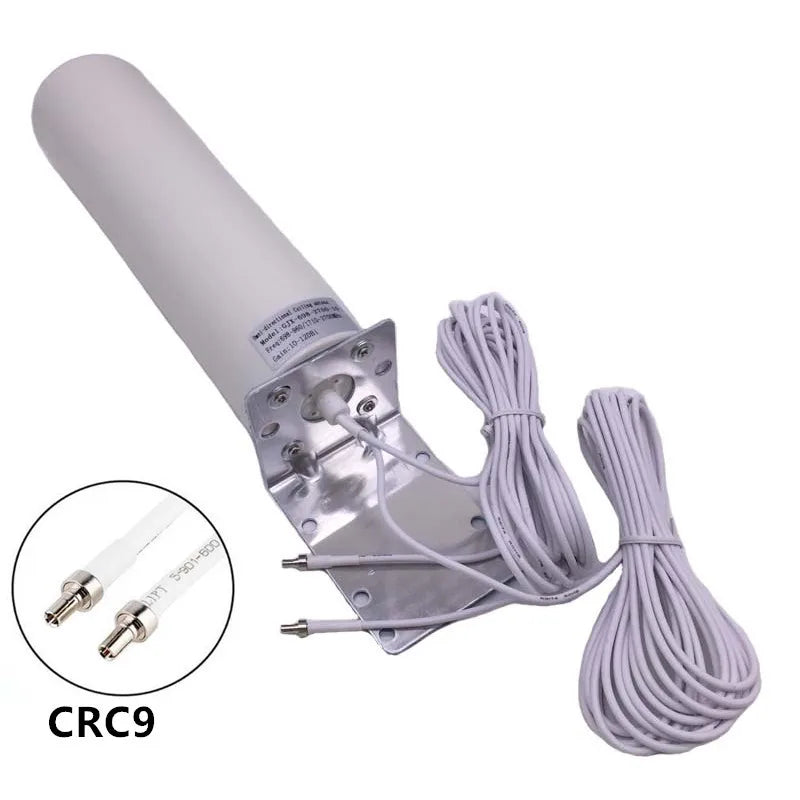 Outdoor Barrel 4g LTE antenna Dual Cable Mobile