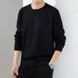 2023 Spring Autumn New Solid Color Round Neck