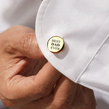 Custom Tie Clip Cufflinks Set Sculpture Name Men