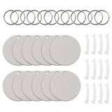 122430Pcs Sublimation Blank Keychains Thermal Transfer Key Chain