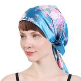 New Women Satin Night Sleeping Cap Head Wrap