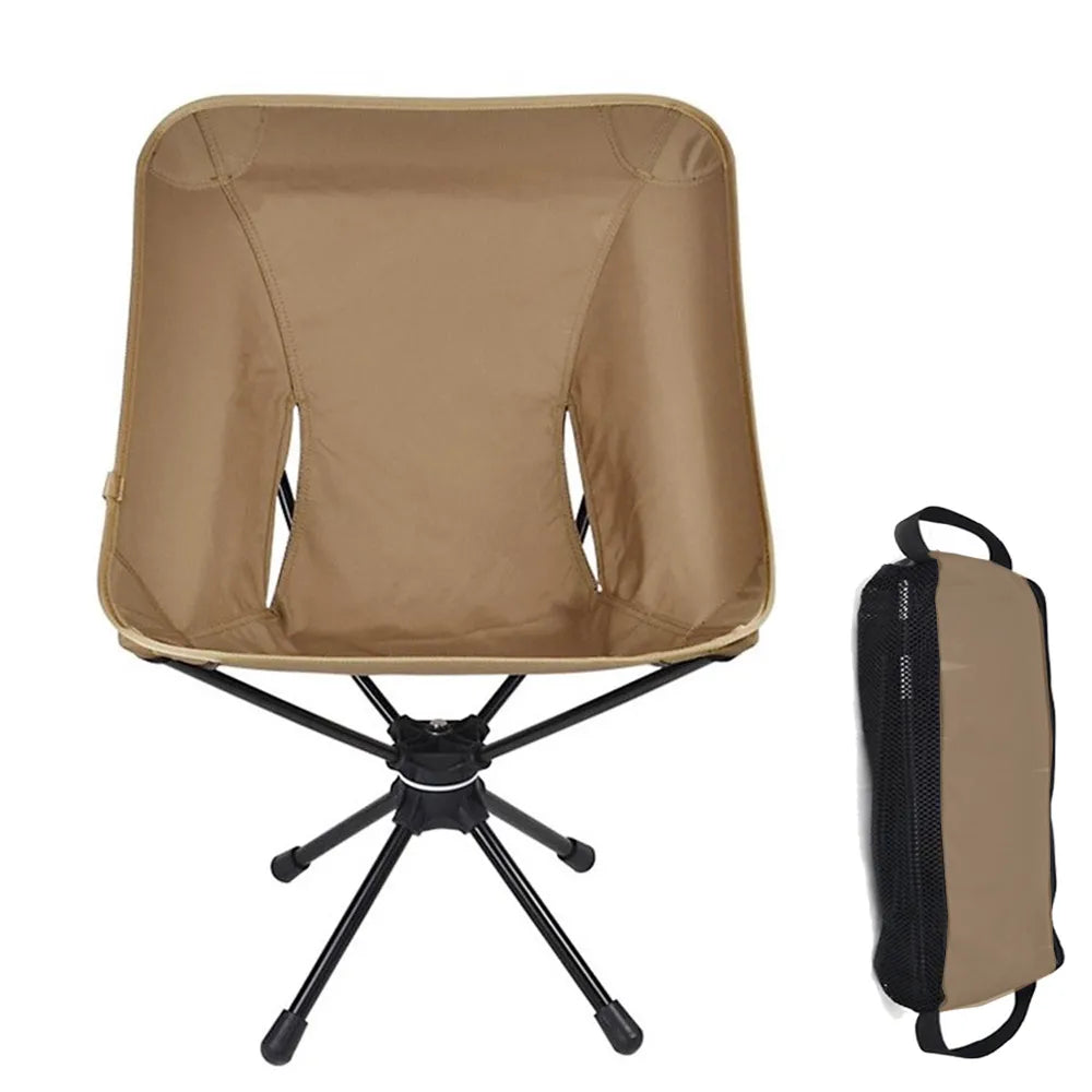 Desert&Fox Swivel Detachable Chairs Camping Folding Chair Outdoor