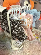 Dollhouse Simulation Plastic Miniture Doll Clothes Rack Garment