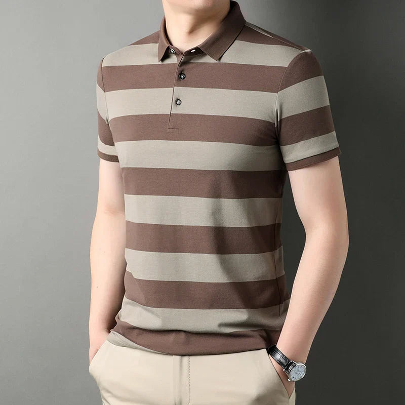 Summer Men's Polo Shirts With Short Sleeve Business