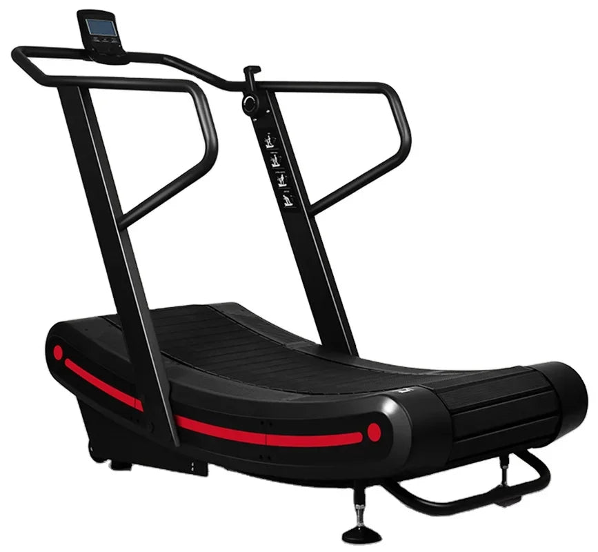 Wholesale unpowered curved treadmill and lowest noise self-unpowered