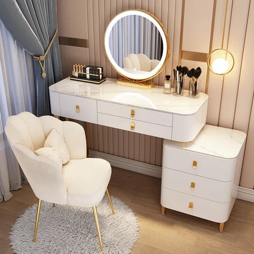 Luxury Nordic Dressing Table Organizers Storage Girls Makeup