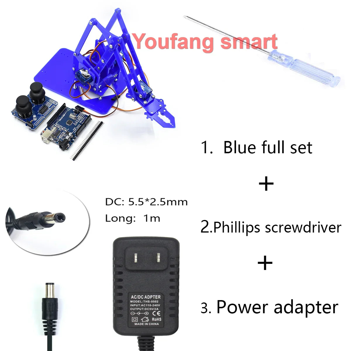 Robotic Arm Plank 4 DOF Robot Manipulator Claw