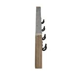 40" 5 Hooks Hat Rack and Coat Hook