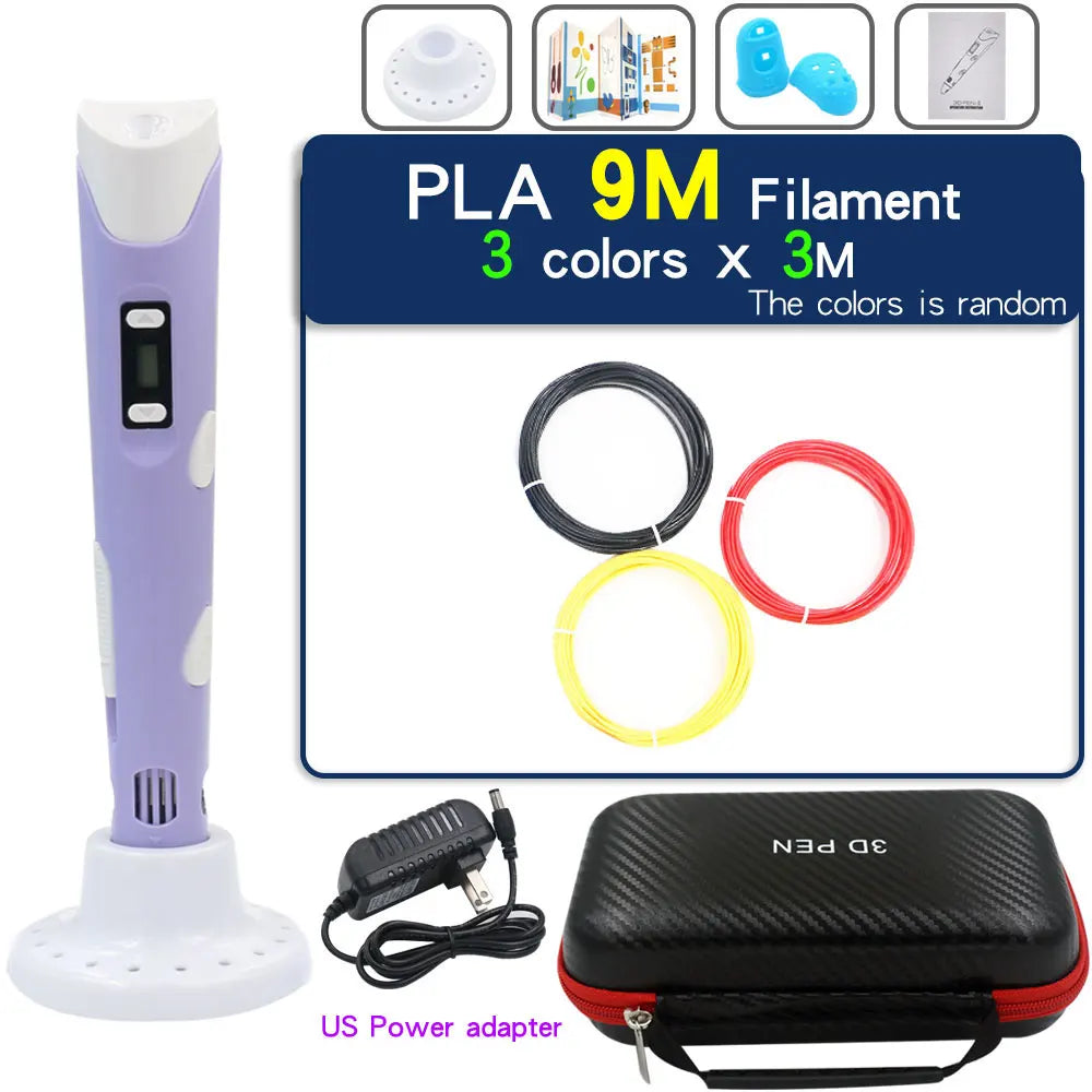 Creative 3D Printing Pen for Kids - LCD