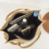 Canvas Bag Women's Large-Capacity Tote Simple Handbag Computer
