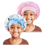 2PCS/LOT Solid Color Nightcap For Kids Wide Edge