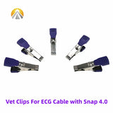 Multi-Function Veterinary ECG Clip EKG Clamp Electrodes