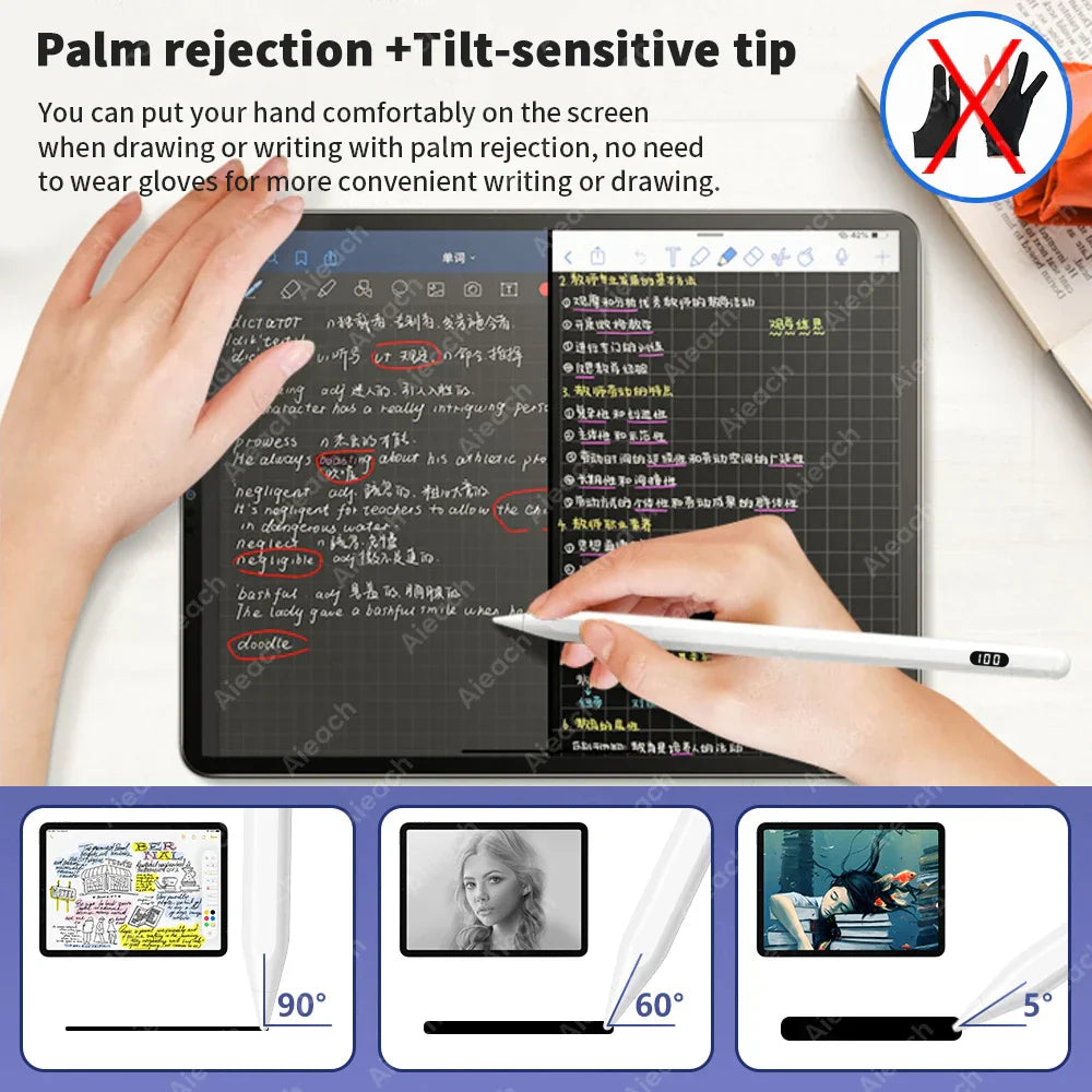 For Apple Pencil 2 1 iPad Pen Support