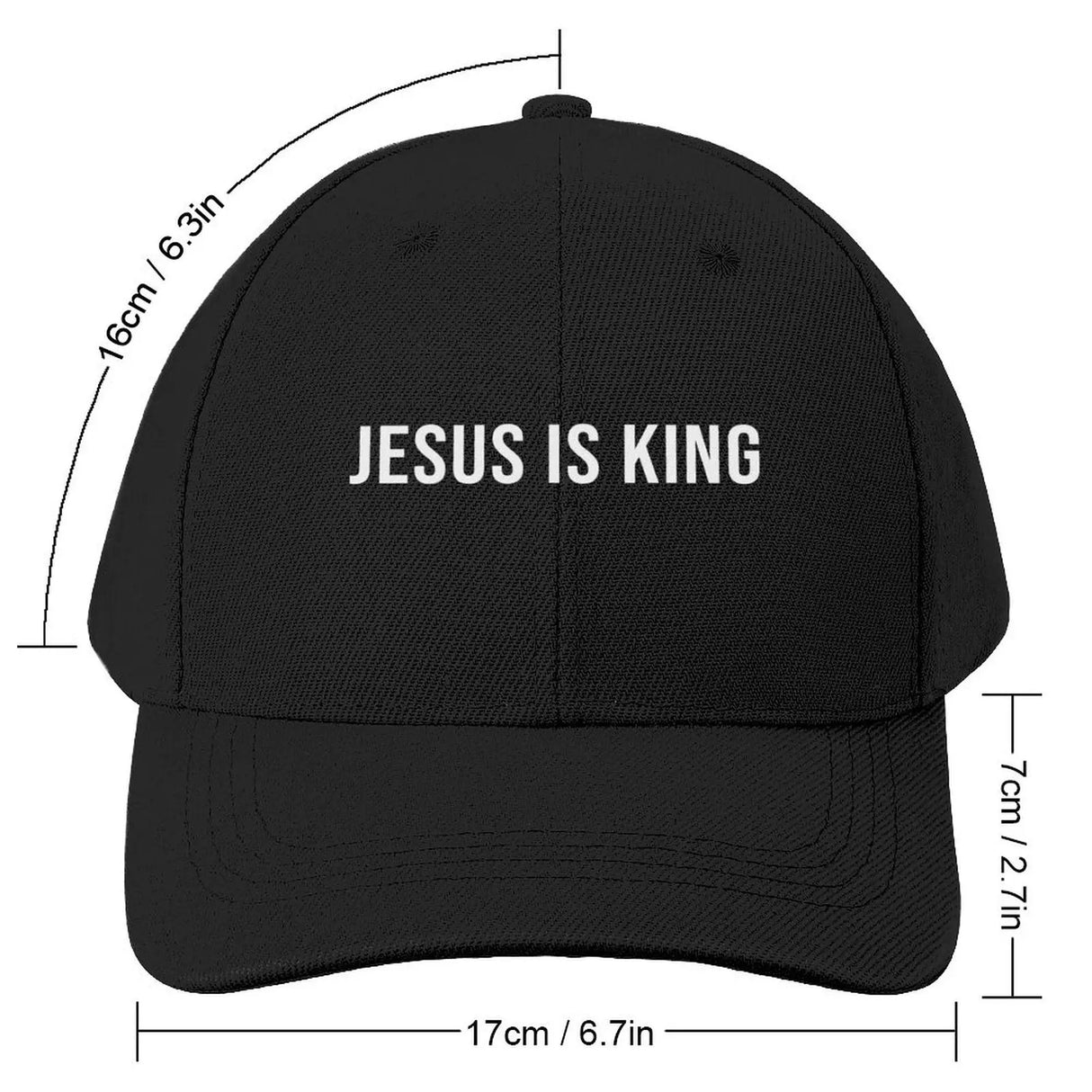 Jesus is king Baseball Cap Military Cap Man